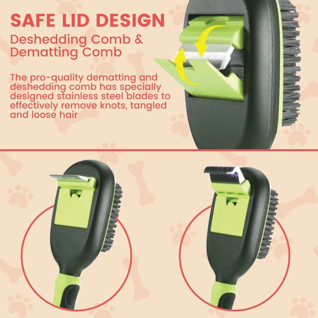 🌟 Floofi 5-in-1 Pet Grooming Set | Complete Care Kit for Your Furry Friend 🐾