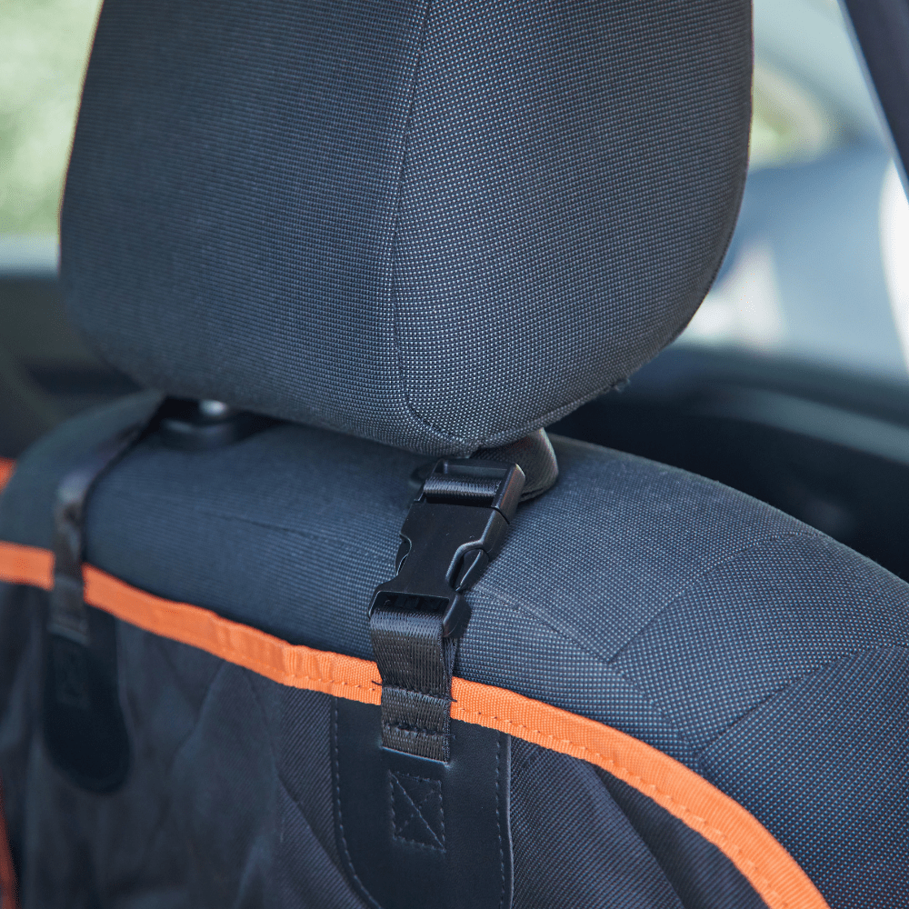 🐾 iBuddy Dog Seat Cover | Car Hammock with Mesh Window & Seat Belt Attachment