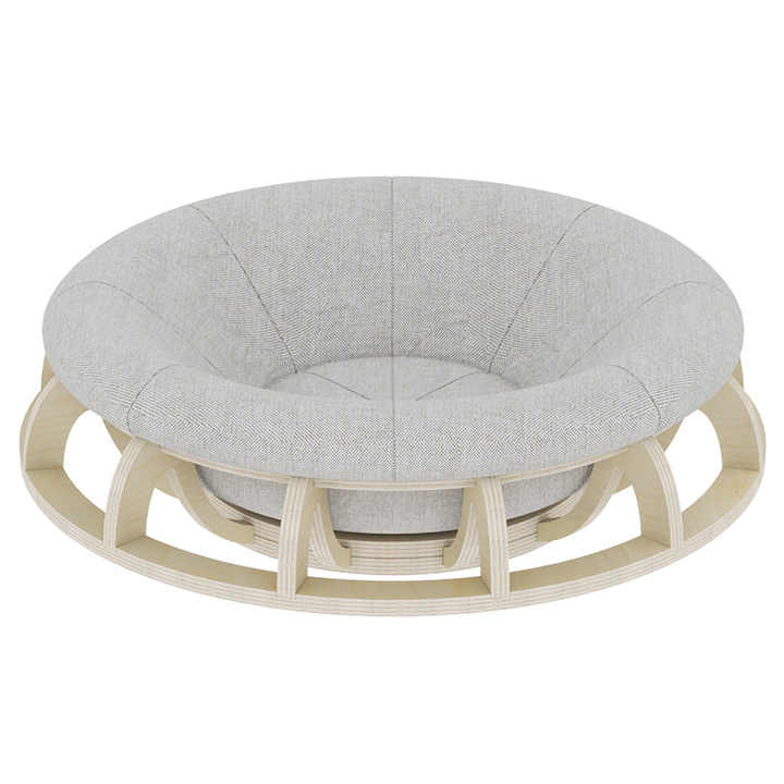 🐱 Timber Gyro Cat Nest Bed