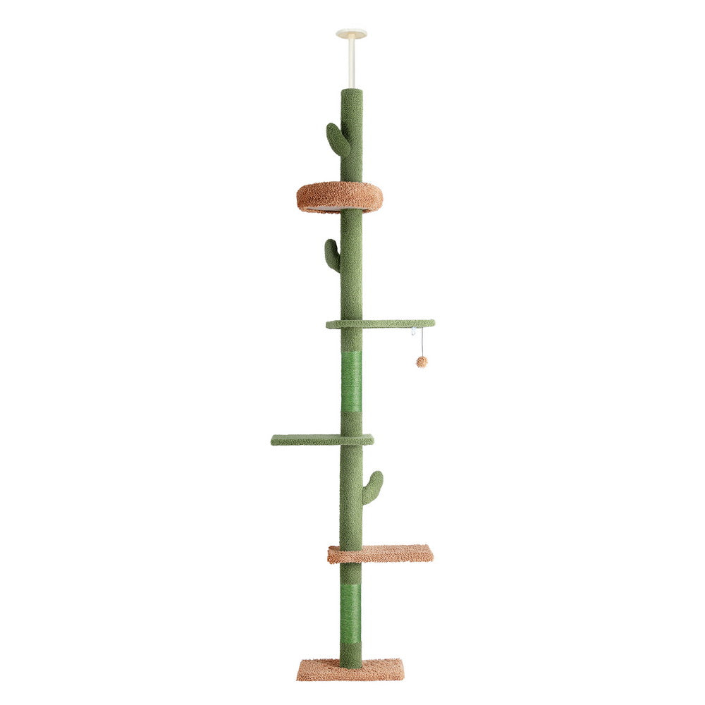 🐱 i.Pet 290cm Cat Tree | Floor-to-Ceiling Scratching Post & Bed