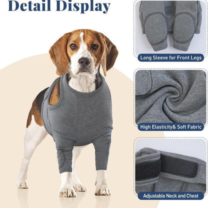 Elastic Dog Leg Guard – Post-Surgery Protection, Prevents Licking & Biting